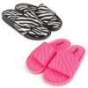 Zebra Print Terry Slide CNP