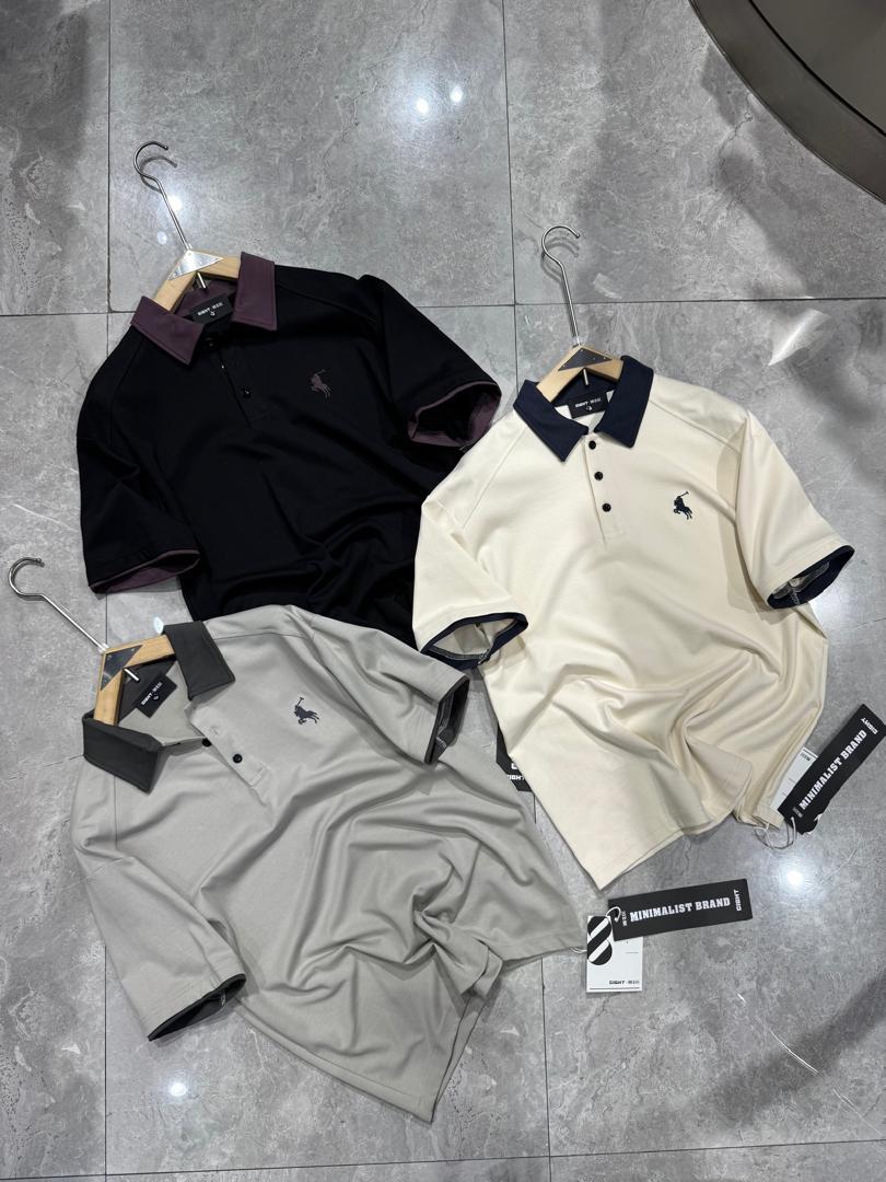 Men’s Contrast Collar Polo Shirt CNP