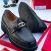 Elegant Black Leather Loafers CNP