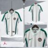 White Retro Casual Jersey BS