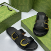 Buckle Leather Pam Slipper XP