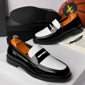 Unique Duo-Tone Men Shoe