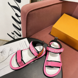 Fashion Pink Ladies Flat Sandals CNP