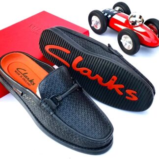 Black Classy Men Half Shoe CNP