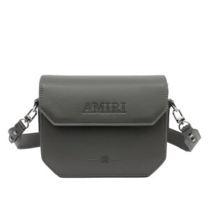 Men Leather Flap Crossbody Bag