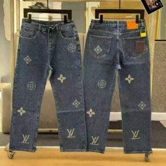 Men Casual Graphic Print Jeans CW