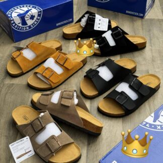 Men Buckle Slip-On Cork Footwear CNP