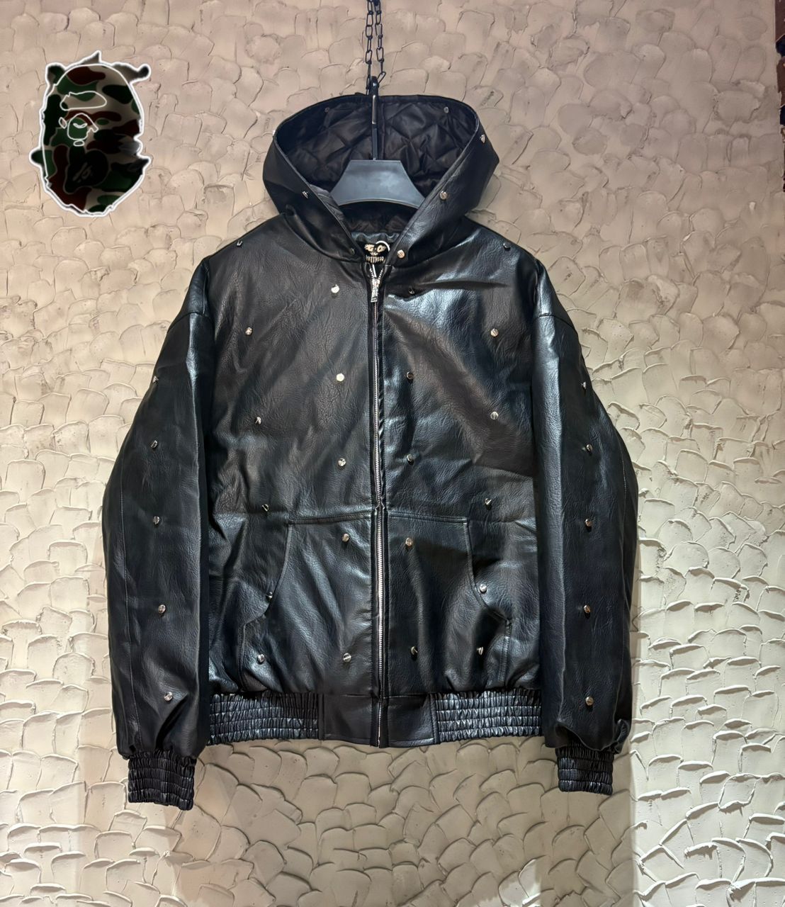 Fashion Leather Men Jacket CNP