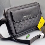 Men Checkered Crossbody Bag CNP