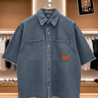 Signature Denim Short-Sleeved Shirt CNP