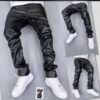 Fashion Leather Straight Trouser CNP