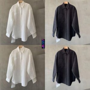 Elegant Loose Fit Hooded Shirt CNP