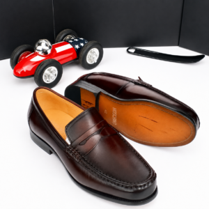 Polished Flat Sole Leather Shoe CNP