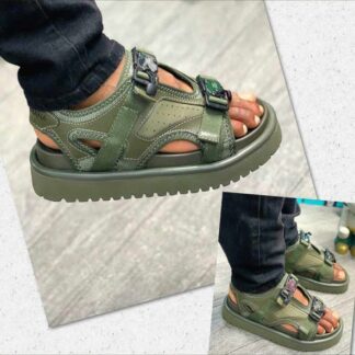 Leather Platform Men Sandals CNP