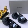 Men Cruise Black Sandals CNP