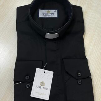 Black Tab Collar Clergy Shirt CNP