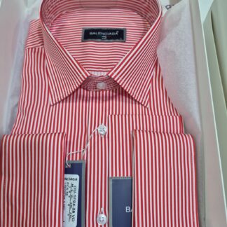 Stripe White & Red Shirt for Men CNP