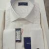 Plain White Cotton Men Shirt CNP