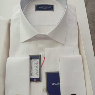 Plain White Cotton Men Shirt CNP