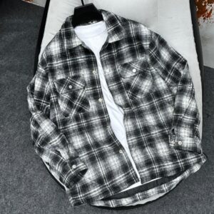 Loose Comfy Plaid Shirt CNP