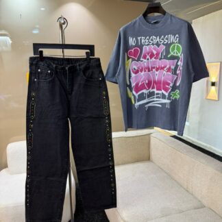 Graphic Polo Design and Trouser Set CNP