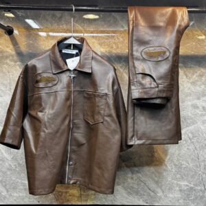 Luxury Leather Pant and Jacket Set CNP