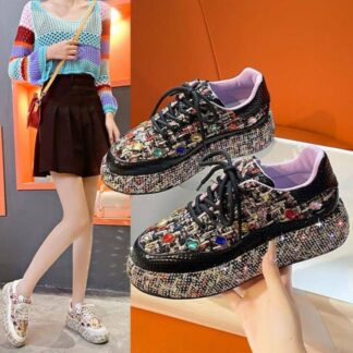 Shiny Rhinestone Sneakers CNP