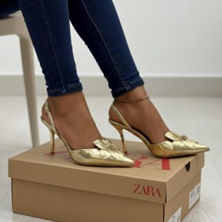 Subtle Gold Ladies Slingback CNP