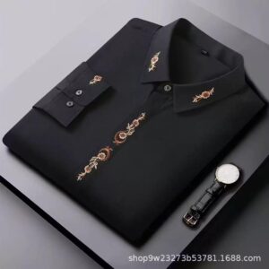 Men Fashion Embroidery Shirt CNP