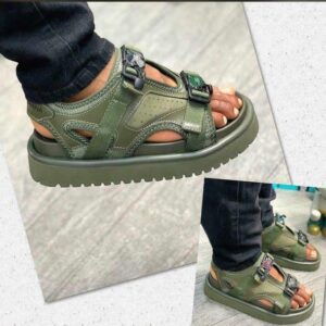 Leather Platform Men Sandals CNP
