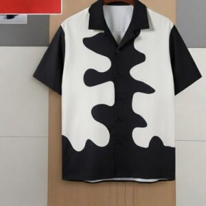 White & Black Vintage Buttoned Shirt CNP