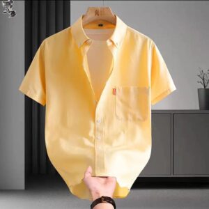 Plain Men Short-Sleeve Shirt CNP