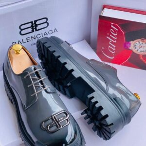 Designer Fashion Shiny Leather Shoe CNP