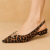 Fashion Print Flat Slingback CNP
