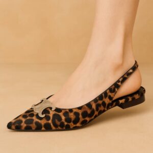 Fashion Print Flat Slingback CNP