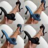 Floral Denim Women Heel CNP