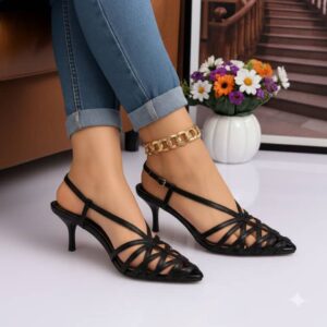 Strappy Mid Heel Slingback CNP