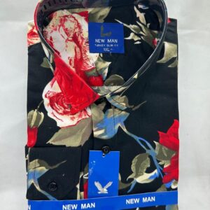 Men Floral Design Shirt CNP