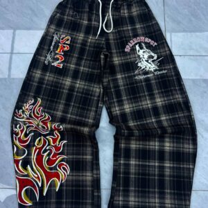 Vintage Embroidered Wide Leg Trouser CNP