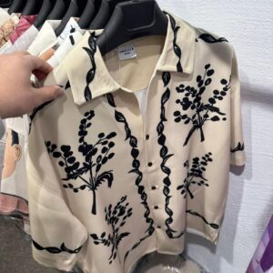 Modern Graphic Button-Up Shirt CNP