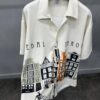 Elegant Print Button Shirt CNP