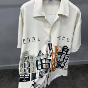 Elegant Print Button Shirt CNP