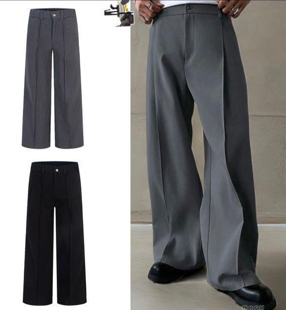 Men Casual Wide Leg Pants Trousers CNP