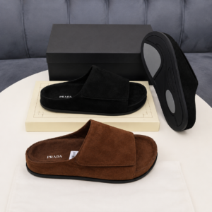 Men Designer Luxury Suede Slides CNP