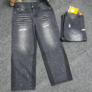 Men Vintage Fashion Wide Leg Jeans CNP