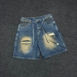 Men Styled Ripped Denim Short CNP