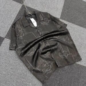 Men Printed Casual Black Shirt CNP