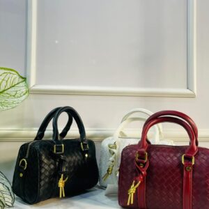 Fashion Woven Leather Women Handbag CNP