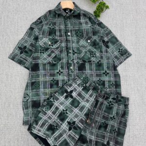 Men Checkered Plaid Set Wear CNP