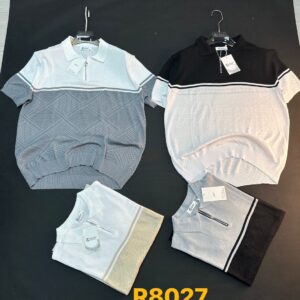 Texture Collared Short Sleeve Polo CNP